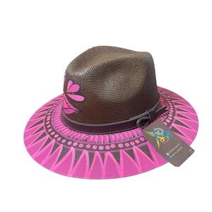 Artisan Hand Painted Women’s Hat Made in Honduras New